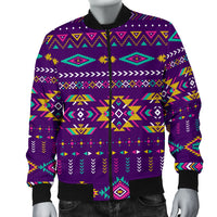 Light Purple Men's Bomber Jacket LT10 - Wonder Print Shop