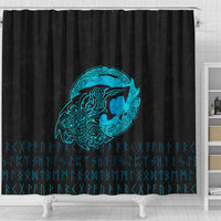 viking-shower-curtain-fenrir-wolf-cyan