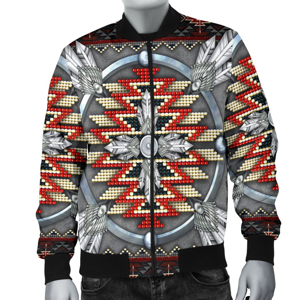 Naumaddic Arts Native American Bomber Jacket LT10 - Wonder Print Shop