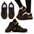 Viking Sneakers - The Raven Of Odin Rune, Gold RLT12 - Wonder Print Shop