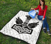 Viking Thor S Hammer Mjollnir Premium Quilt RLT12 - Wonder Print Shop