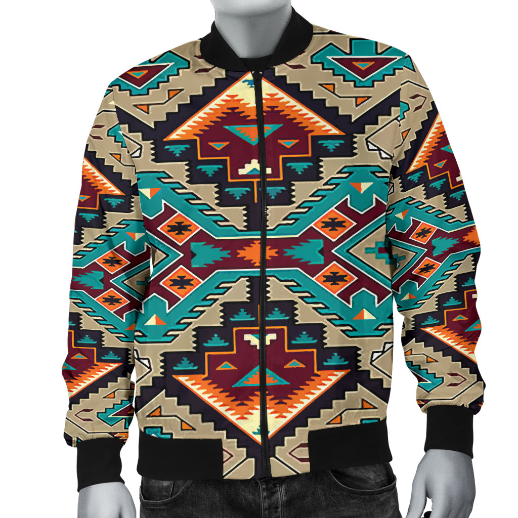 Native American Culture Design Men's Bomber Jacket LT10 - Wonder Print Shop