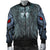 Viking Men's Bomber Jacket, Spiral Wolf Spirit RLT12 - Wonder Print Shop