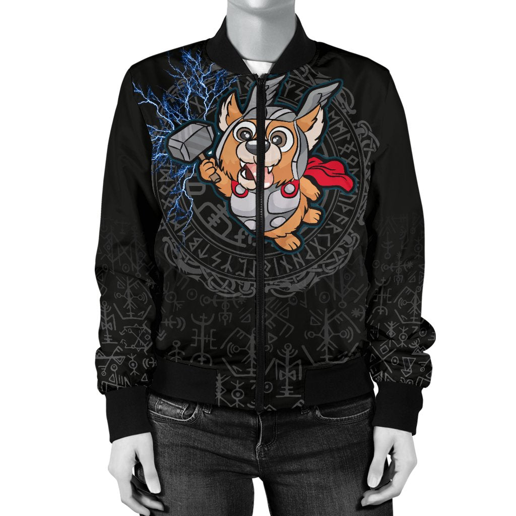 Viking Women's Bomber Jacket - Thorgi RLT12 - Wonder Print Shop