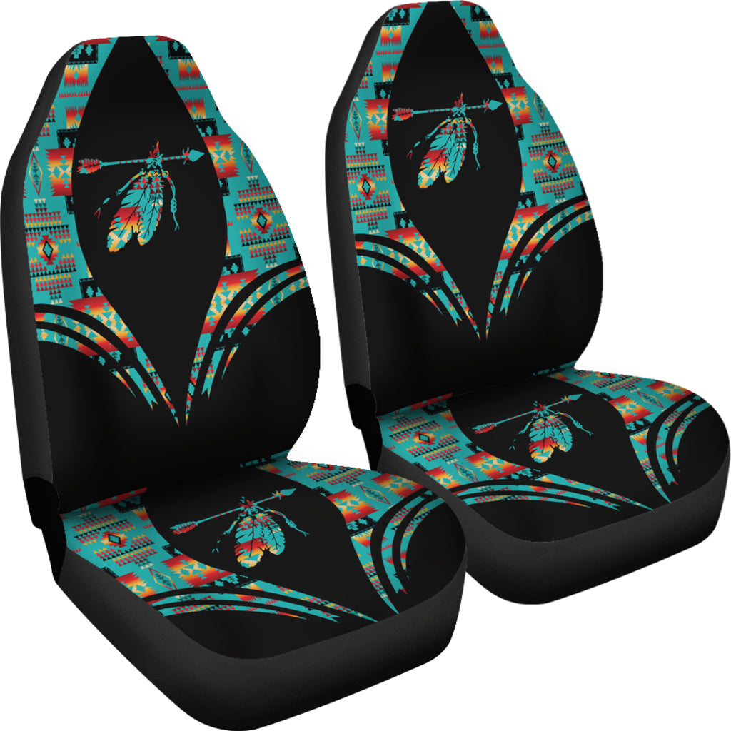 Pattern Feather Native American Car Seat Cover LT10 - Wonder Print Shop