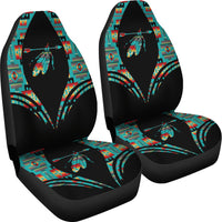 Pattern Feather Native American Car Seat Cover LT10 - Wonder Print Shop
