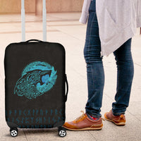 Viking Luggage Covers - Fenrir Wolf Cyan RLT12 - Wonder Print Shop