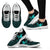 Viking Sneakers - The Raven Of Odin Rune Cyan RLT12 - Wonder Print Shop