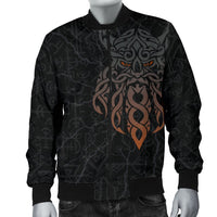 Viking Men's Bomber Jacket, Odin God Furthark Tattoo Special RLT12 - Wonder Print Shop