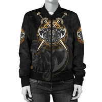 Viking Women's Bomber Jacket Lion RLT12 - Wonder Print Shop