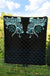 Viking Premium Quilt, Fenrir Raven and Vegvisir Tattoo Cyan RLT12 - Wonder Print Shop