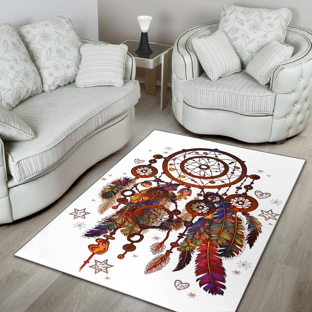 Dreamcatcher Native American Pride Area Rug LT10 - Wonder Print Shop