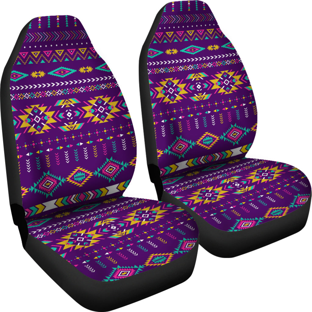 Light Purple Pattern Car Seat Covers LT10 - Wonder Print Shop