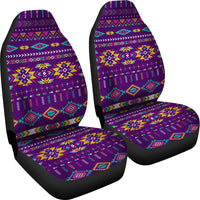 Light Purple Pattern Car Seat Covers LT10 - Wonder Print Shop