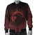 Viking Men's Bomber Jacket, Ethnic Odin Raven Red RLT12 - Wonder Print Shop