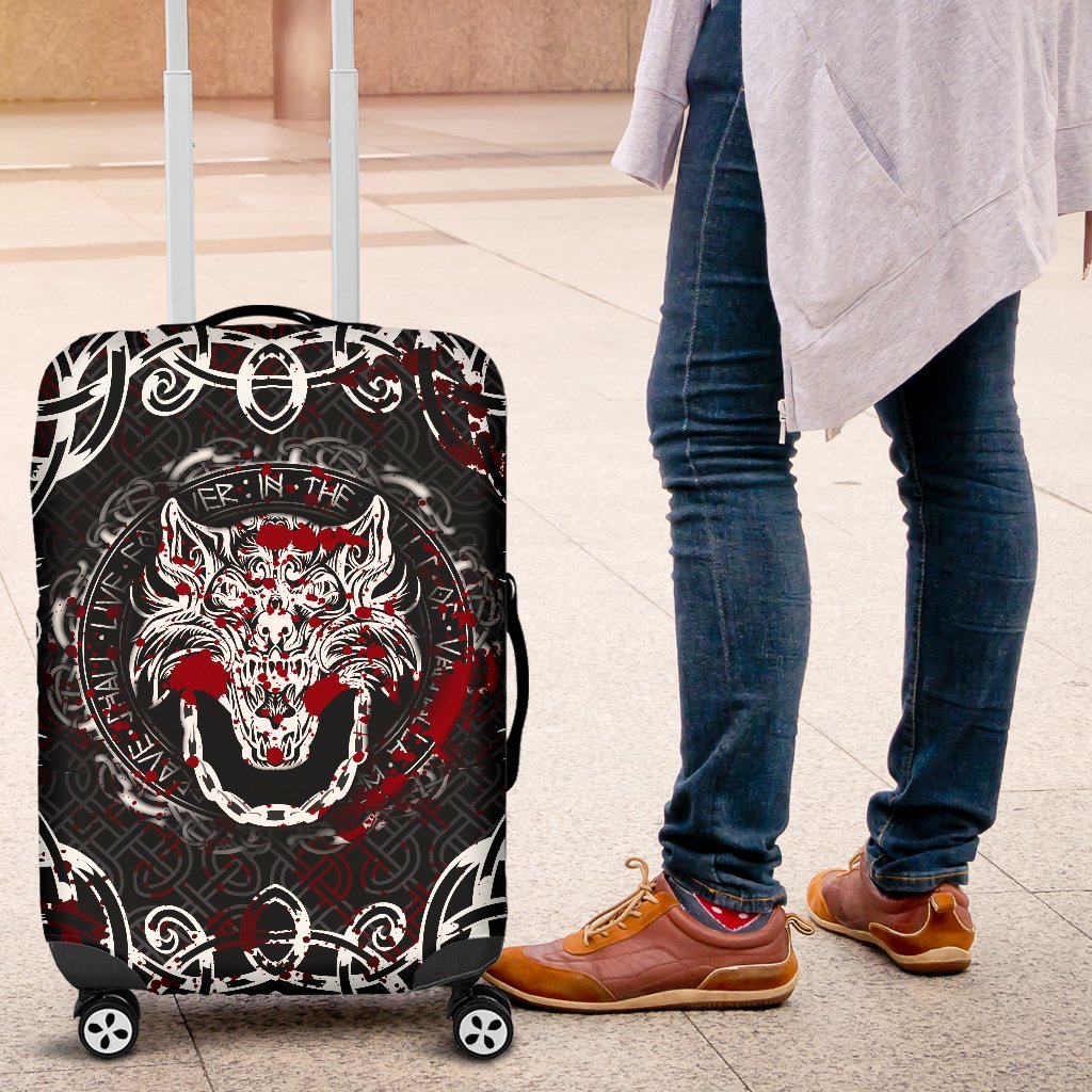 Viking Luggage Covers - Fenrir Viking Blood 3D RLT12 - Wonder Print Shop
