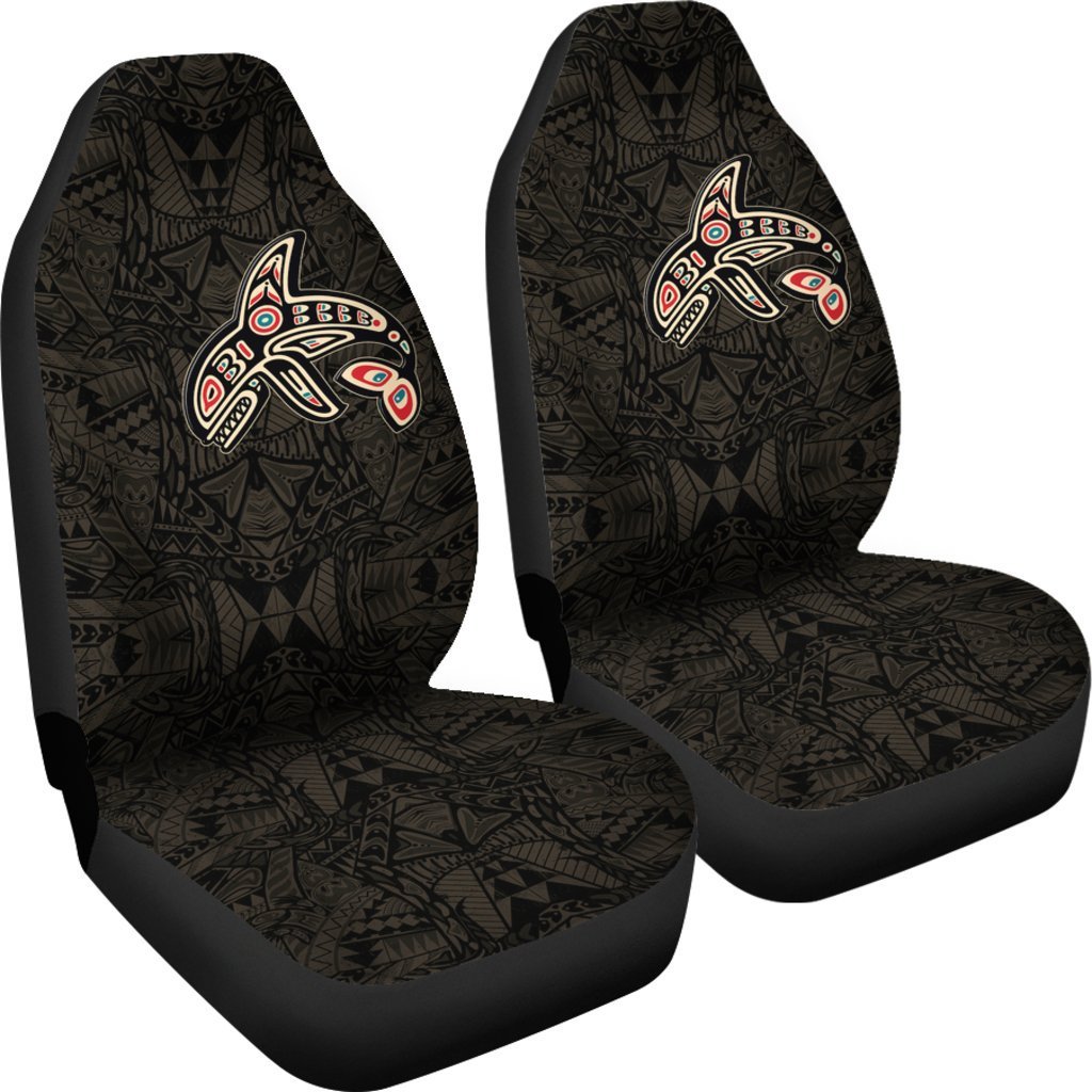 Canada Haida Killer Whale Haida Car Seat Covers - Wonder Print Shop