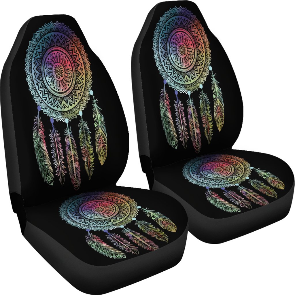 Mandala Dreamcatcher Native American Design Car Seat Covers LT10 - Wonder Print Shop