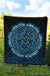 Viking Premium Quilt - Raven Celtic Cyan RLT12 - Wonder Print Shop