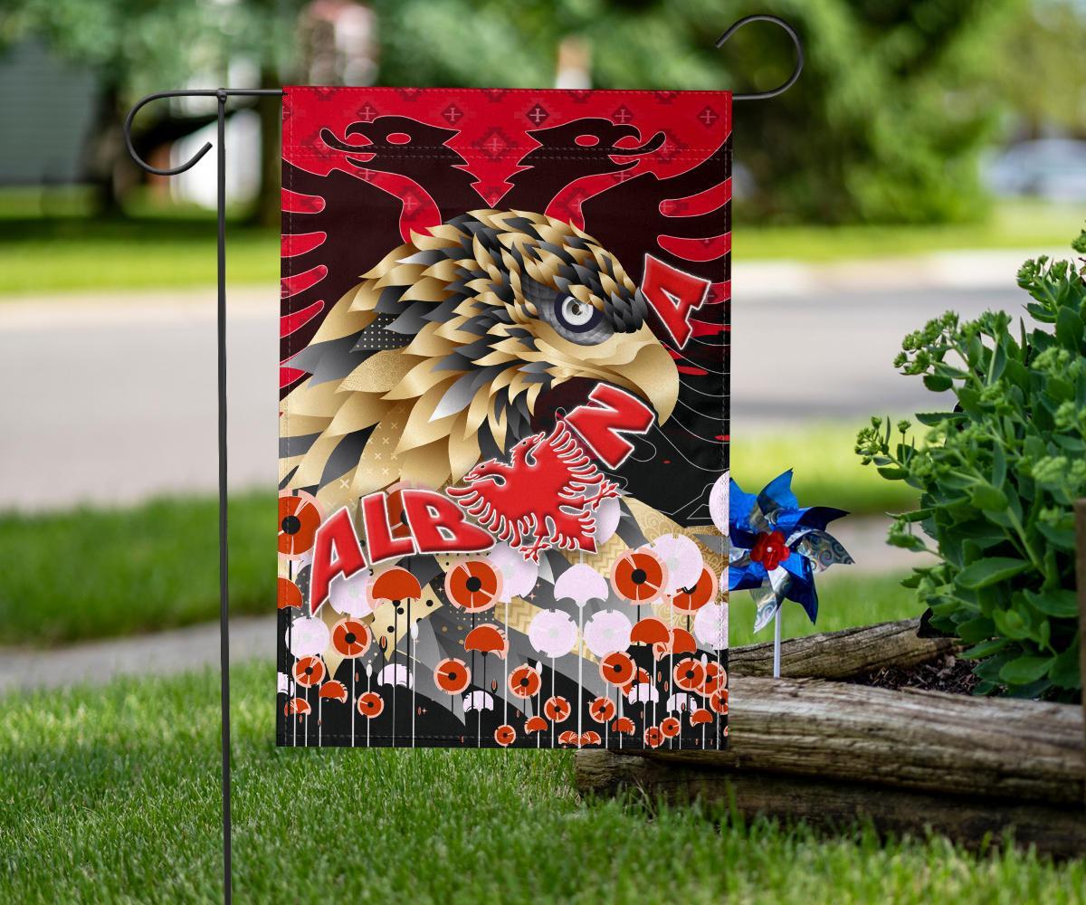Albania Golden Eagle Flag - Happy Flag Day - Wonder Print Shop