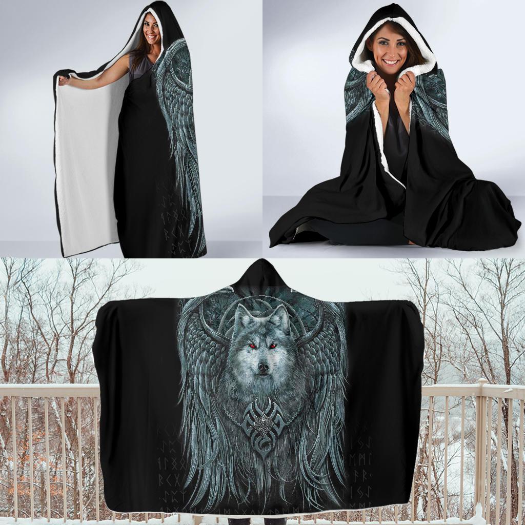 viking-economy-hooded-blanket-spiral-wolf-spirit
