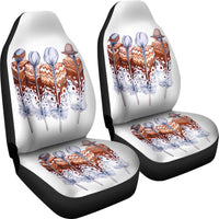 Feather Girls Car Seat Covers LT10 - Wonder Print Shop