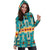 Turquoise Tribe Design Native American Hoodie Dress LT10 - Wonder Print Shop