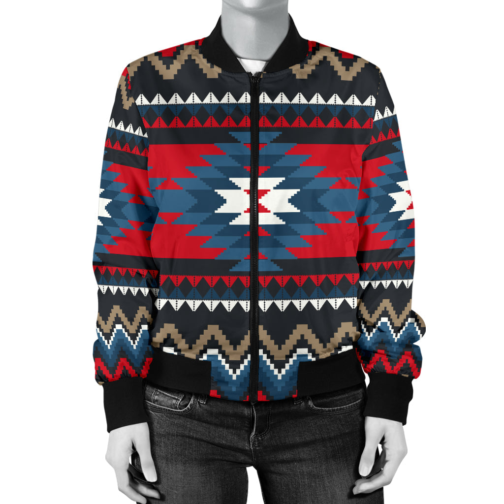Ornamental Pattern Women's Bomber Jacket LT10 - Wonder Print Shop
