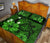 Hawaii Turtle Poly Tribal Quilt Bed Set - Green - Wonder Print Shop