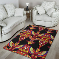Indigenous Ornamental Pattern Area Rug LT10 - Wonder Print Shop