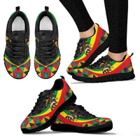 Ethiopia Sneakers - Ethiopia Rasta Lion - Wonder Print Shop
