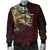 Viking Men's Bomber Jacket - Fenrir On The Blood Moon Background RLT12 - Wonder Print Shop