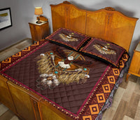 Eagle Sun Dreamcatcher Native American Quilt Bed Set LT10 - Wonder Print Shop
