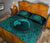 Viking Quilt Bed Set, Ethnic Odin Raven Cyan RLT12 - Wonder Print Shop