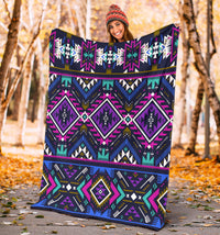 purple-tribe-pattern-blanket