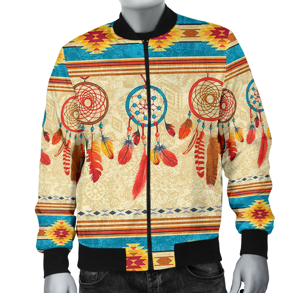Feather Dream Catchers Men's Bomber Jacket LT10 - Wonder Print Shop