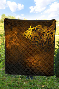 Viking Premium Quilt - Celtic Dragon Tattoo RLT12 - Wonder Print Shop