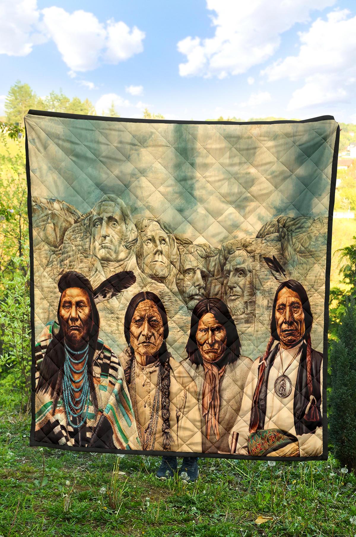 Native American Founding Fathers Premium Quilt LT10 - Wonder Print Shop