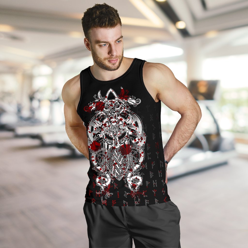 viking-tyr-tattoo-blood-mens-tank-top