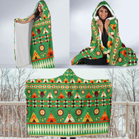 native-american-green-bison-pattern-hooded-blanket