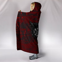 viking-hooded-blanket-raven-of-odin-and-symbol-viking-on-blood-background