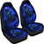 Blue Fire Horse Car Seat Covers LT10 - Wonder Print Shop