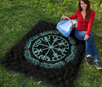 Viking Vegvisir Magic Navigation Compass Premium Quilt RLT12 - Wonder Print Shop