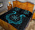 Viking Quilt Bed Set, Aegishjalmur Helm Of Awe Blue Edition RLT12 - Wonder Print Shop