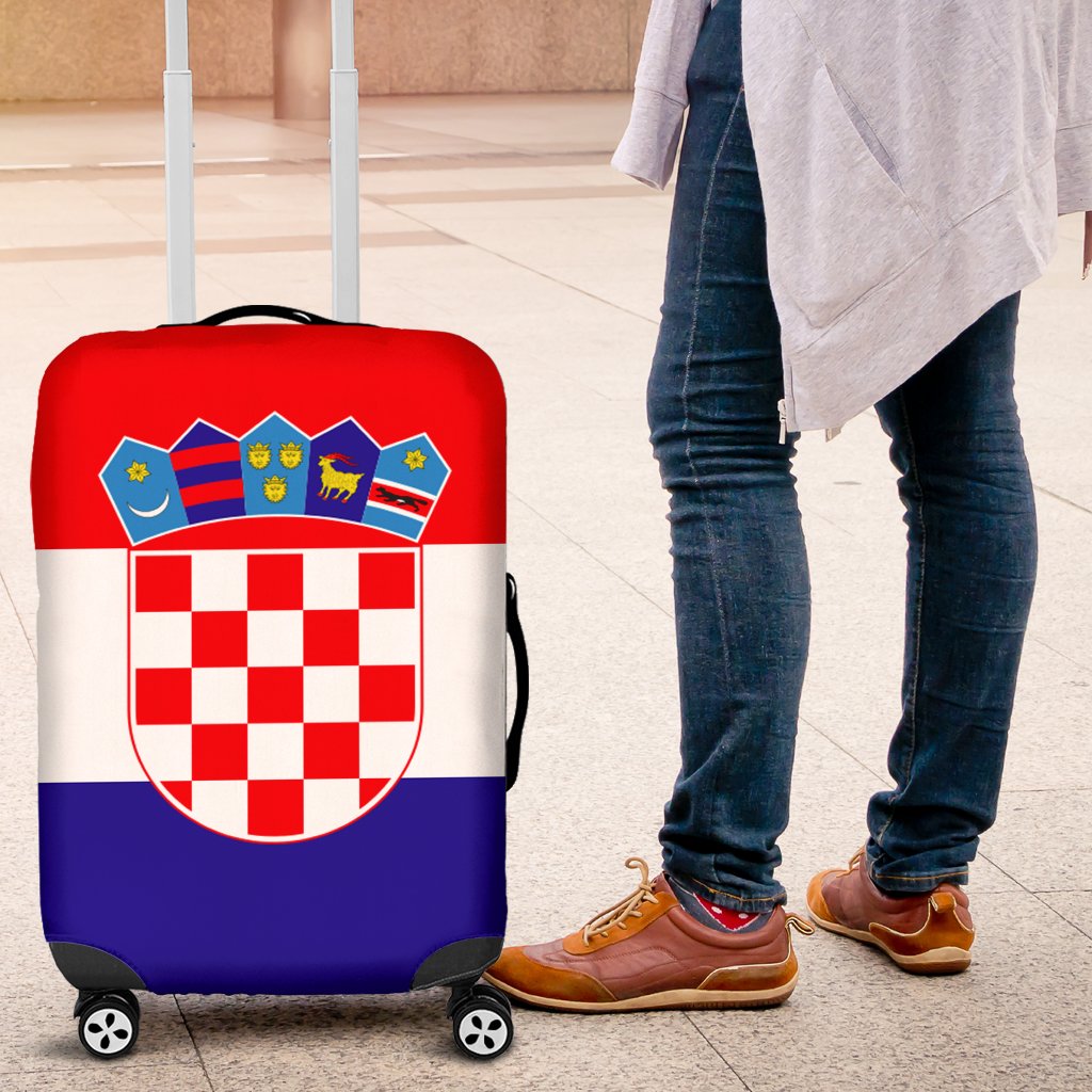 Croatia Flag Luggage Cover - Wonder Print Shop