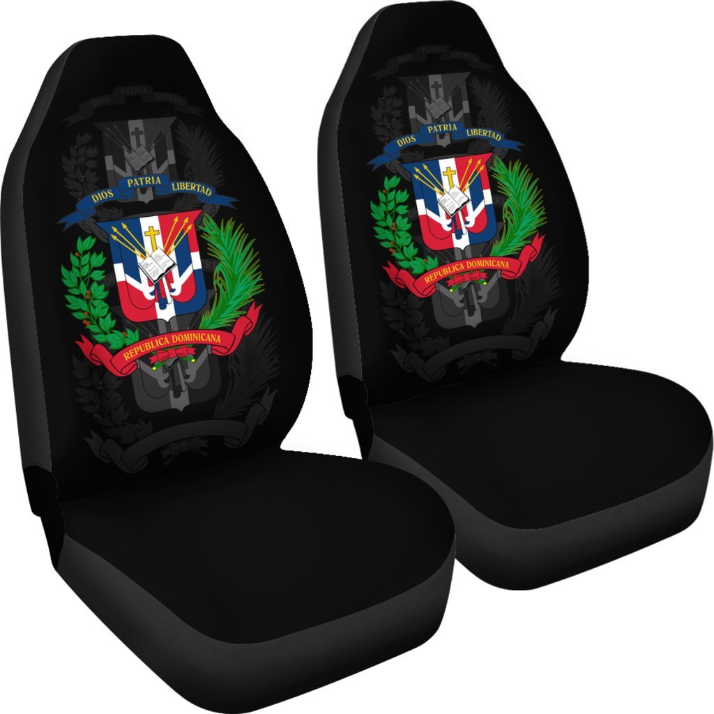 Dominican Republic Car Seat Covers (Set Of Two) - Wonder Print Shop