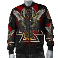 Viking Bomber Jacket Men's Raven Of Odin Special Version RLT12 - Wonder Print Shop
