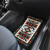 Tribal Colorful Design Native American Front and Back Car Mats (Set Of 4) LT10 - Wonder Print Shop