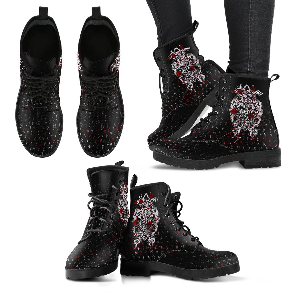viking-tyr-tattoo-blood-leather-boots
