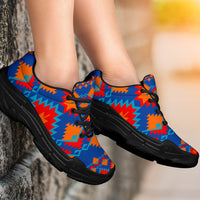 native-american-red-and-yellow-geometric-chunky-sneakers